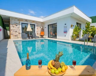 Fethiye Karaçulha'da Çekirdek Ailelere Uygun, Özel Havuzlu, Lüks Villa - 1