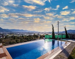 Fethiye Karaçulha’da Deniz Manzaralı, Özel Havuzlu, Şık Villa - 4