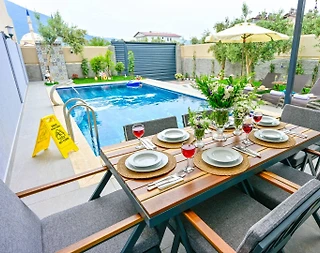 Fethiye Karaçulha'da Geniş Ailelere Uygun, Özel Havuzlu, Lüks Villa - 4