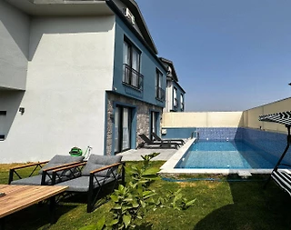 Fethiye Karaçulha'da Modern Tasarımlı, Özel Havuzlu, Kiralık Villa - 2