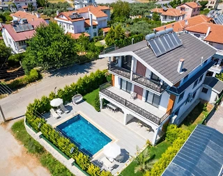 Fethiye Karaçulha'da Sessiz Doğada, Özel Havuzlu, Geniş Villa  - 4
