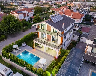 Fethiye Karaçulha'da Sessiz Doğada, Özel Havuzlu, Geniş Villa - 5