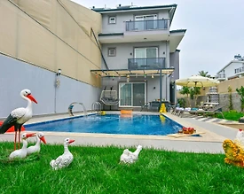 Fethiye Karaçulha'da Kalabalık Ailelere Uygun, Özel Havuzlu, Şık Villa - 3