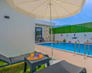 Fethiye Karaçulha'da Merkezi Konumda, Özel Havuzlu, 4 Kişilik Villa - 5