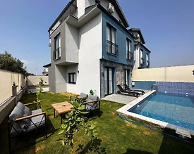 Fethiye Karaçulha'da Modern Tasarımlı, Özel Havuzlu, Kiralık Villa - 2