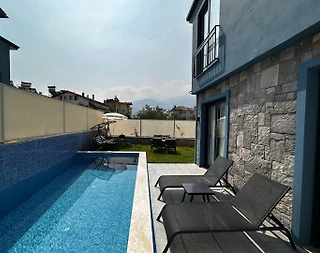 Fethiye Karaçulha'da Modern Tasarımlı, Özel Havuzlu, Kiralık Villa - 4