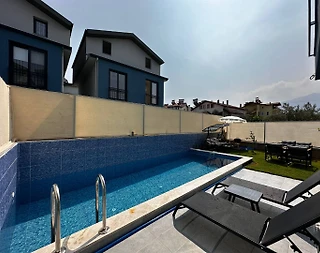 Fethiye Karaçulha'da Modern Tasarımlı, Özel Havuzlu, Kiralık Villa - 5