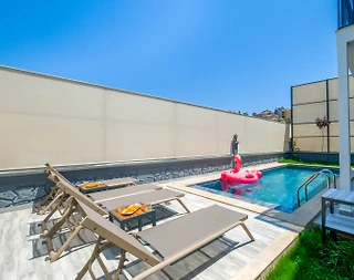 Fethiye Karaçulha'da Nezih Konumda, Özel Havuzlu, 6 Kişilik Villa - 3