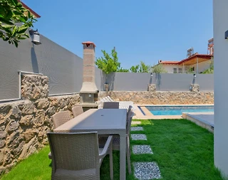 Fethiye Karaçulha'da Sakin Konumda, Özel Havuzlu, Geniş Villa - 5