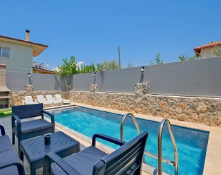 Fethiye Karaçulha'da Sakin Konumda, Özel Havuzlu, Geniş Villa - 4