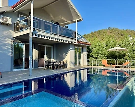 Fethiye Karagedik'te Elverişli Konumda, Özel Havuzlu, 3+1 Villa - 2