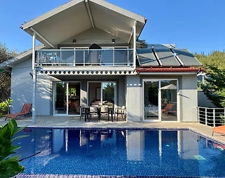 Fethiye Karagedik'te Elverişli Konumda, Özel Havuzlu, 3+1 Villa - 1