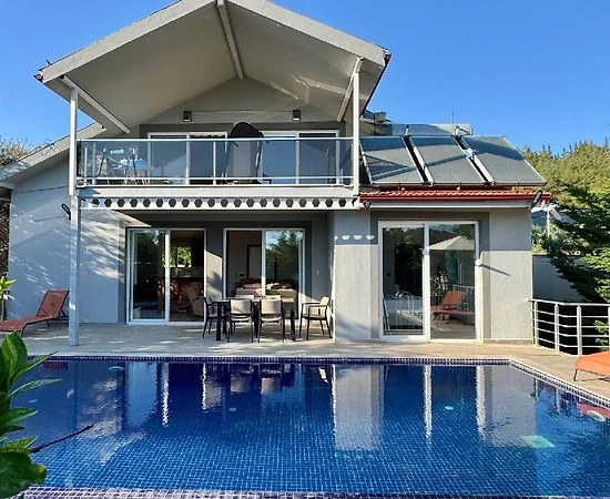 Fethiye Karagedik'te Elverişli Konumda, Özel Havuzlu, 3+1 Villa - 1