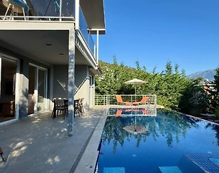 Fethiye Karagedik'te Elverişli Konumda, Özel Havuzlu, 3+1 Villa - 4