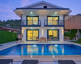 Fethiye Karagedik'te Doğa İçerisinde, Özel Havuzlu, Modern Villa - 2