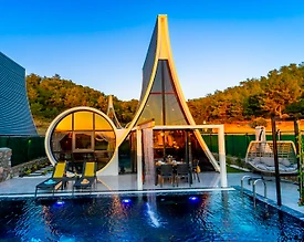 Fethiye Karagedik'te Huzurlu Doğada, Özel Havuzlu, Jakuzili Bungalov - 2