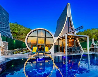 Fethiye Karagedik'te Huzurlu Doğada, Özel Havuzlu, Jakuzili Bungalov - 1