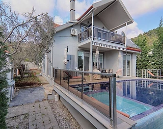 Fethiye Karagedik'te Elverişli Konumda, Özel Havuzlu, 3+1 Villa - 5