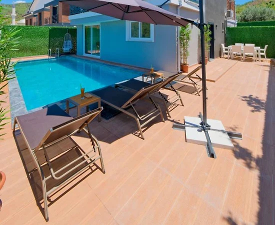 Fethiye Karagedik'te Göz Alıcı Doğada, Özel Havuzlu, Modern Villa - 1