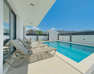 Fethiye Karagedik'te Modern Tasarımlı, Özel Havuzlu, Jakuzili Villa - 4