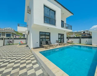 Fethiye Karagedik'te Modern Tasarımlı, Özel Havuzlu, Jakuzili Villa - 5