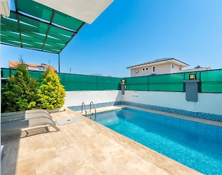Fethiye Karagedik'te Sakin Konumda, Özel Havuzlu, İkiz Villa - 1