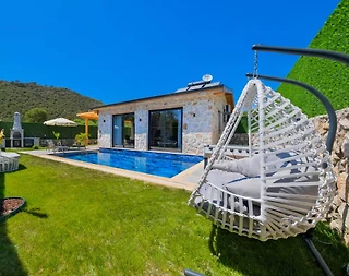 Fethiye Karakeçeliler'de Doğa İçerisinde, Özel Havuzlu, Balayı Villası - 1