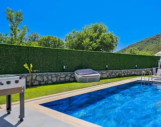 Fethiye Karakeçeliler'de Doğa İçerisinde, Özel Havuzlu, Balayı Villası - 4