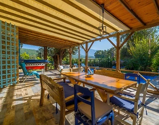 Fethiye Kayaköy'de Doğa Manzaralı, Özel Havuzlu, Kiralık Villa - 3