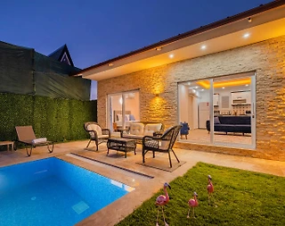 Fethiye Kargı'da Huzurlu Atmosferde, Özel Havuzlu, 4 Kişilik Villa - 3