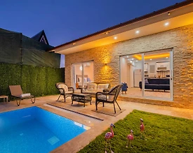 Fethiye Kargı'da Huzurlu Atmosferde, Özel Havuzlu, 4 Kişilik Villa - 3