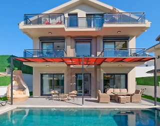 Fethiye Kargı'da Modern Tasarımlı, Özel Havuzlu, Lüks Villa - 1