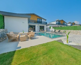 Fethiye Kargı'da Sakin Konumda, Isıtmalı Havuzlu, Modern Villa - 2