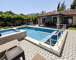 Fethiye Kayaköy'de Enfes Doğada, Özel Havuzlu, Jakuzili Kiralık Villa - 3
