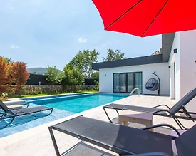 Fethiye Kayaköy'de Çekirdek Ailelere Uygun, Özel Havuzlu, Modern Villa - 2