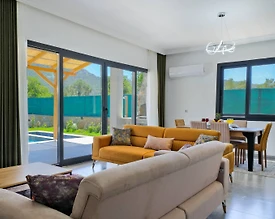 Fethiye Kayaköy'de Doğa İçerisinde, Özel Havuzlu, Bahçeli Villa - 2
