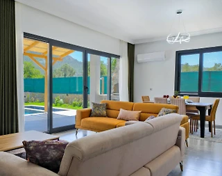 Fethiye Kayaköy'de Doğa İçerisinde, Özel Havuzlu, Bahçeli Villa - 2