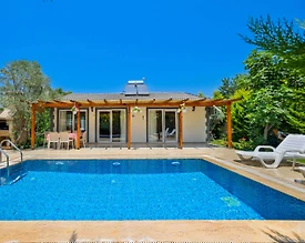 Fethiye Kayaköy'de Çekirdek Ailelere Uygun, Özel Havuzlu, Ferah Villa - 2