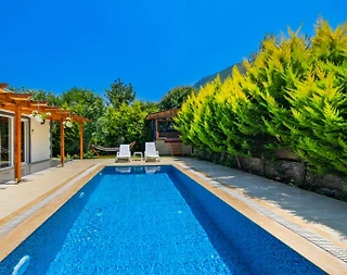Fethiye Kayaköy'de Çekirdek Ailelere Uygun, Özel Havuzlu, Ferah Villa - 4