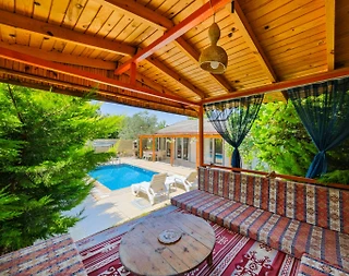 Fethiye Kayaköy'de Çekirdek Ailelere Uygun, Özel Havuzlu, Ferah Villa - 5