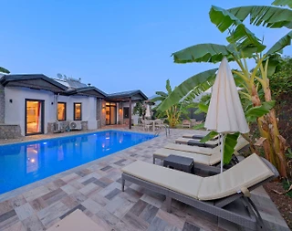 Fethiye Kayaköy'de Çekirdek Ailelere Uygun, Özel Havuzlu, Şık Villa - 2