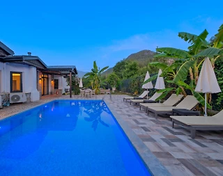 Fethiye Kayaköy'de Çekirdek Ailelere Uygun, Özel Havuzlu, Şık Villa - 3