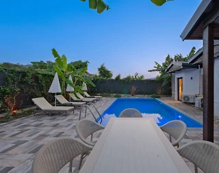 Fethiye Kayaköy'de Çekirdek Ailelere Uygun, Özel Havuzlu, Şık Villa - 5