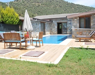 Fethiye Kayaköy'de Çekirdek Ailelere Uygun, Özel Havuzlu, Şık Villa - 4