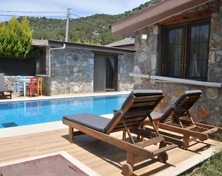 Fethiye Kayaköy'de Çekirdek Ailelere Uygun, Özel Havuzlu, Şık Villa - 5