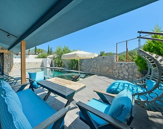 Fethiye Kayaköy'de Doğa İçerisinde, Özel Havuzlu, 2+1 Villa - 4