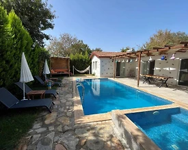 Fethiye Kayaköy'de Doğa İçerisinde, Özel Havuzlu, Modern Villa - 3