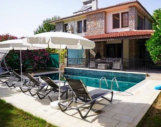 Fethiye Kayaköy'de Doğa İçerisinde, Özel Havuzlu, Tatil Villası  - 1