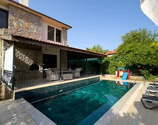 Fethiye Kayaköy'de Doğa İçerisinde, Özel Havuzlu, Tatil Villası  - 4