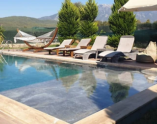 Fethiye Kayaköy'de Doğa İle İç İçe, Özel Havuzlu, Konforlu Villa - 5